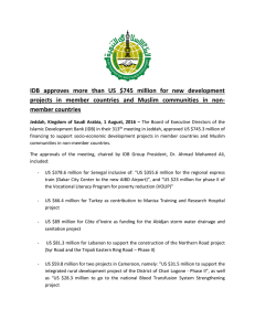IDB approves more than US $745 million for new development