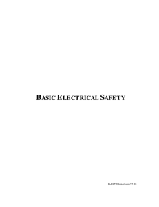 Basic Electrical Safety - International Association of Teamwork