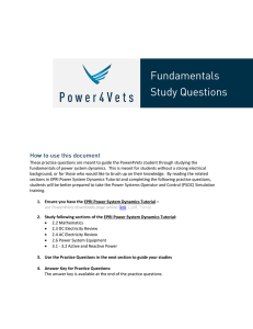 Power4Vets Study Guide