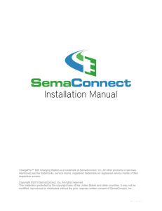 ChargePro Installation Manual | Library | SemaConnect