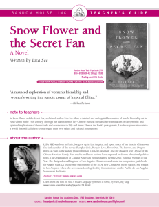 Snow Flower and the Secret Fan Snow Flower and the Secret Fan