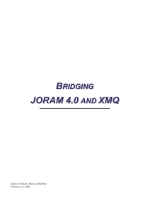 JORAM 4.0 XMQ