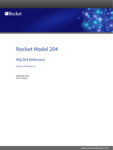 Rocket Model 204 MQ/204 Reference - M204wiki