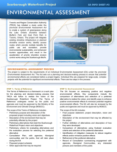 EA Info Sheet #2 – EA Process - Toronto and Region Conservation