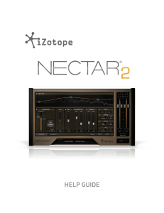 iZotope Nectar 2 Help Documentation | Vocal Mixing Tool