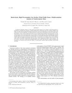 Basin-Scale, High-Wavenumber Sea Surface Wind Fields from a