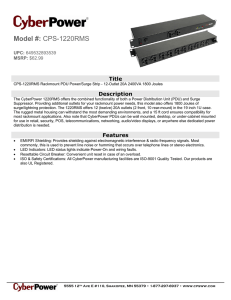 Model #: CPS-1220RMS