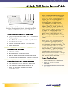 Altitude 3500 Series Access Points