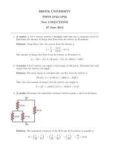 2013 Test 2 Solutions