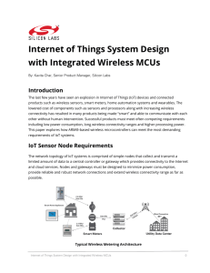 Internet of Things System Design with Integrated
