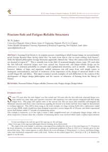 Fracture-Safe and Fatigue-Reliable Structures