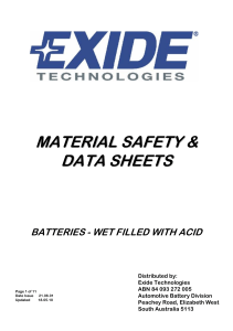 the Material Safety Data Sheet for