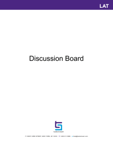 Discussion Board