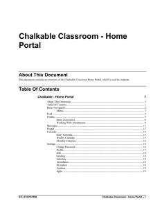 Chalkable - Home Portal
