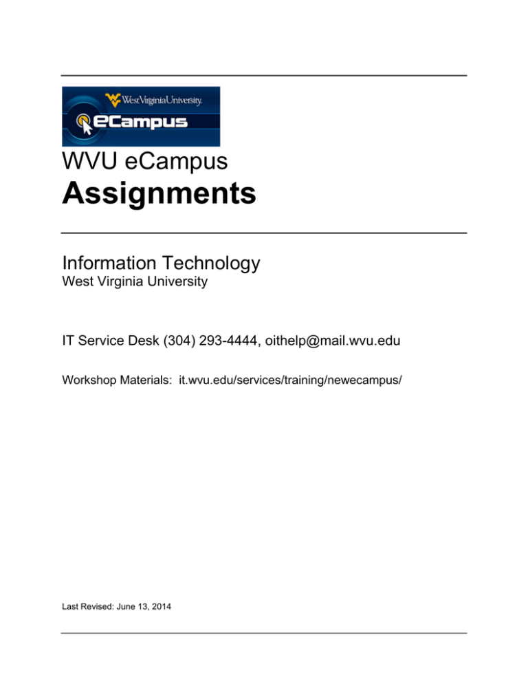 information technology assignments