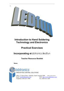 introduction to hand soldering