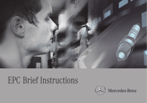 EPC Brief Instructions - Mercedes-Benz Car Club of Western Australia