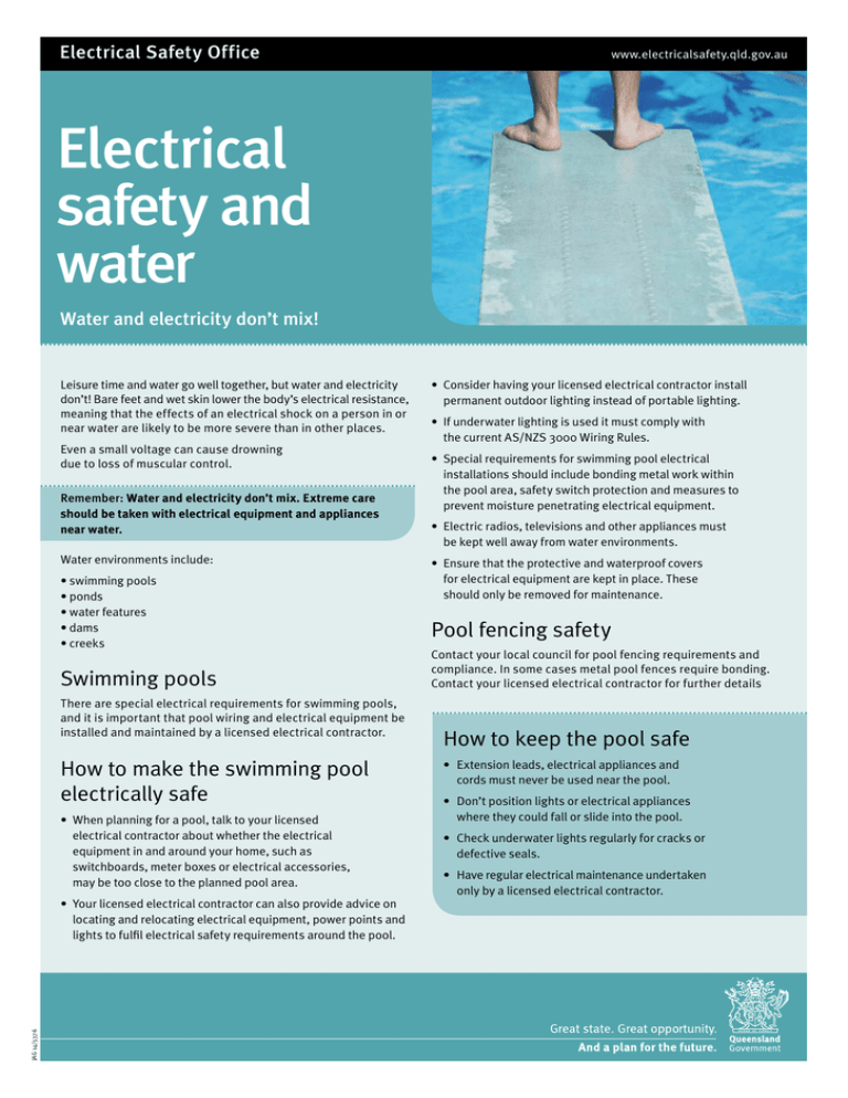 Electrical Safety And Water