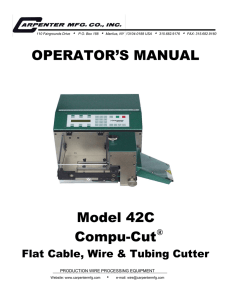 42C - Carpenter Mfg. Co., Inc.