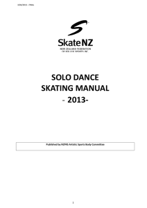 Skate NZ Solo Dance Manual