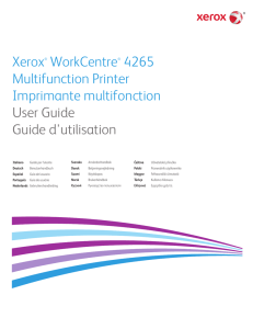 WorkCentre 4265 User Guide