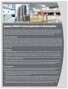 Applying SKIDATA Parking Applications to