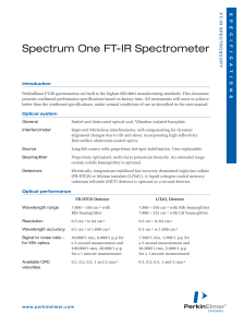 Spectrum One FT-IR Spectrometer