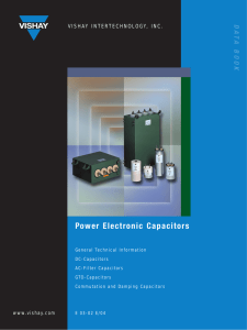 Power Electronic Capacitor
