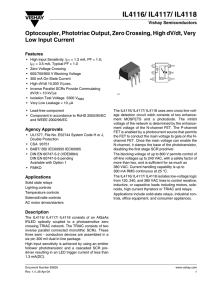 Vishay IL4116 datasheet: pdf