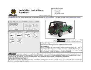 Installation Instructions