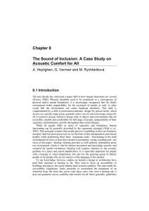 Chapter 8 The Sound of Inclusion: A Case Study on Acoustic