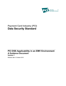 PCI DSS Applicability in an EMV Environment – A Guidance