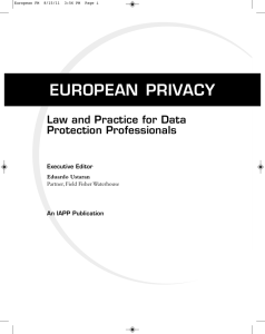European Privacy - International Association of Privacy Professionals