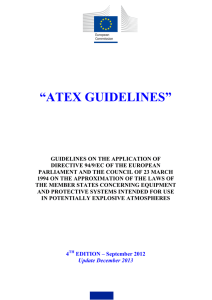 ATEX Guidelines - 4th Edition - September 2012