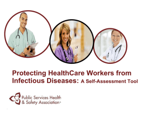 Protecting HealthCare Workers from Infectious Diseases