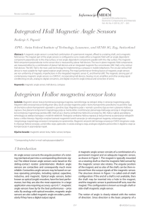 Integrated Hall Magnetic Angle Sensors