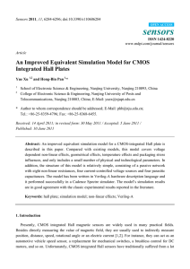 An Improved Equivalent Simulation Model for CMOS Integrated Hall