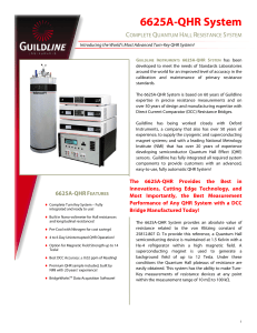 6625A-QHR System - Guildline Instruments