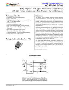 ACS755-50 Current Sensor - F1CHF