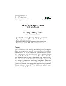 FPGA Architecture: Survey and Challenges