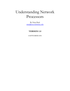 Understanding Network Processors