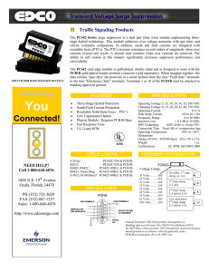 EMERSON PC 642 Series Surge Suppresor