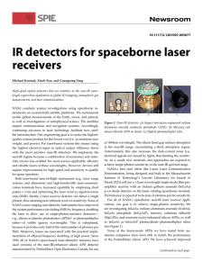 IR detectors for spaceborne laser receivers