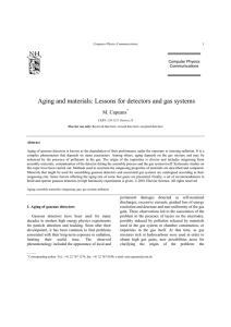 Aging and materials: Lessons for detectors and gas systems