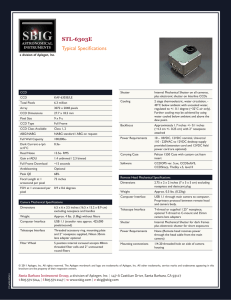 STL-6303E Typical Specifications