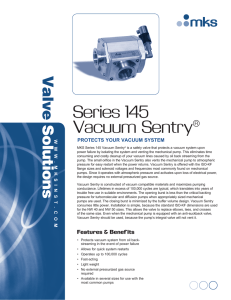 VACUUM SENTRY® Safety Valve data sheet