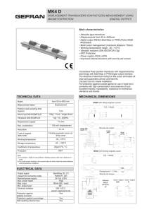 MECHANICAL DIMENSIONS TECHNICAL DATA ELECTRICAL DATA