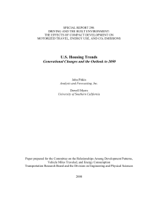 US Housing Trends - Transportation Research Board