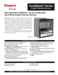 ZoneMaster Series Surge Protection Devices Product