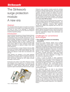The Strikesorb surge protection module: A new era